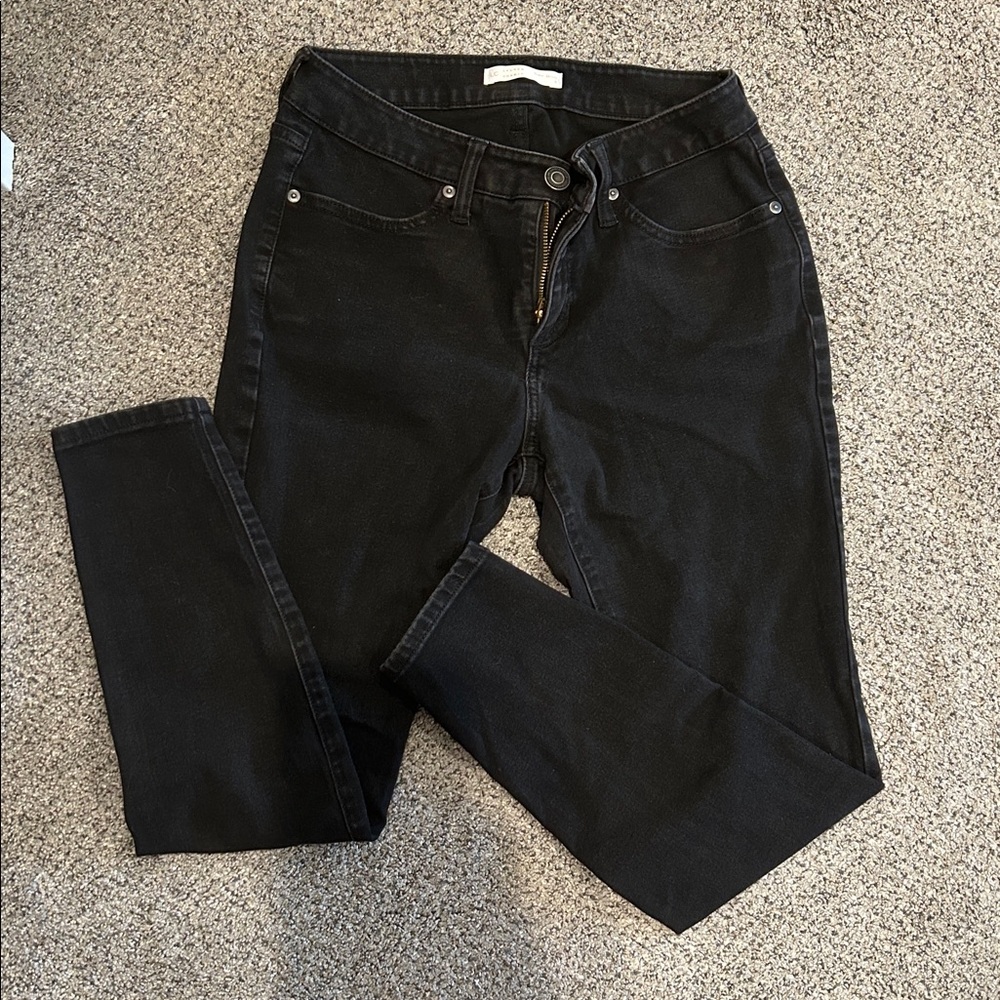 LC Lauren Conrad Women's Black Skinny Jeans